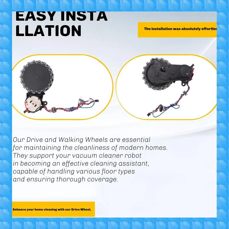 ETRT Vacuum Drive Traveling Wheel For Ecovacs Deebot X1/X1spro/X1 OMNI/T10 OMNI/T20 Robot Vacuum Cleaner Parts Right