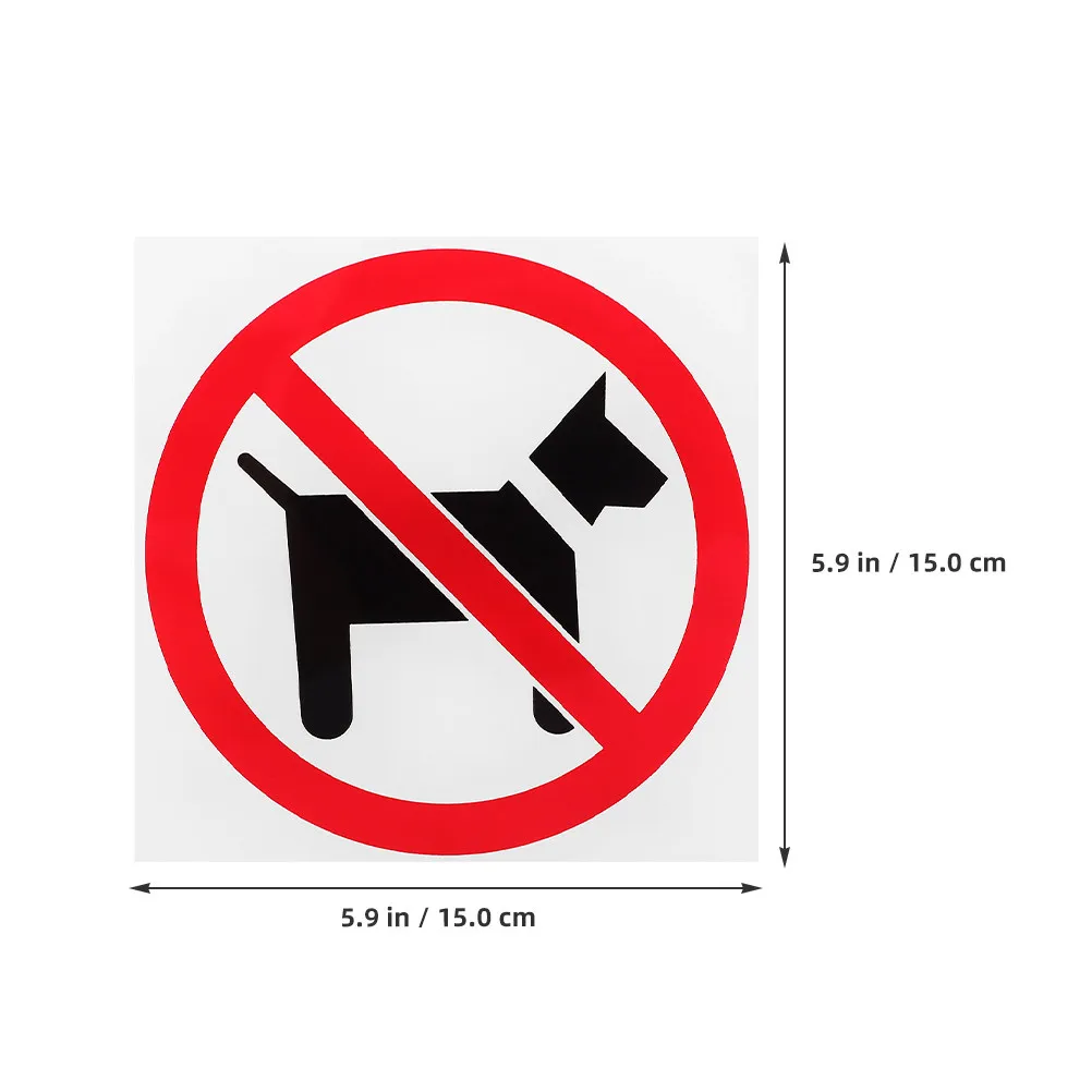 No Pet Allowed Sign Heavy Duty Acrylic Notice Sign for Business Use Store Entrance Door Display Clean Safety Compliance