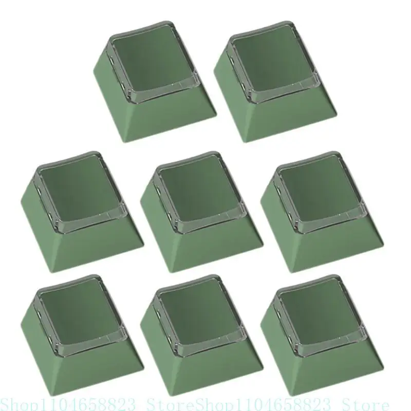 Original Height Blank Keycaps 8Pcs/Set For Mechanical Keyboards For Office Use Gaming and Keyboard Projects