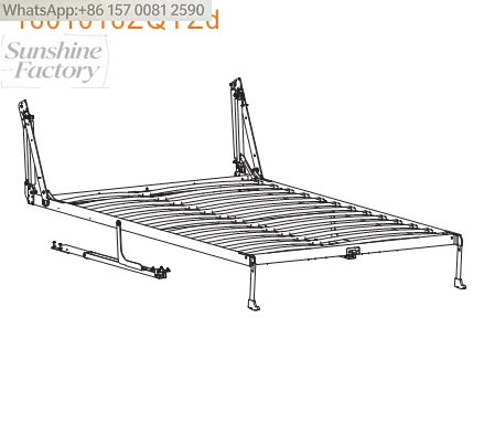 Space Saving Pull Down Wall Bed Mechanism Murphy Bed System