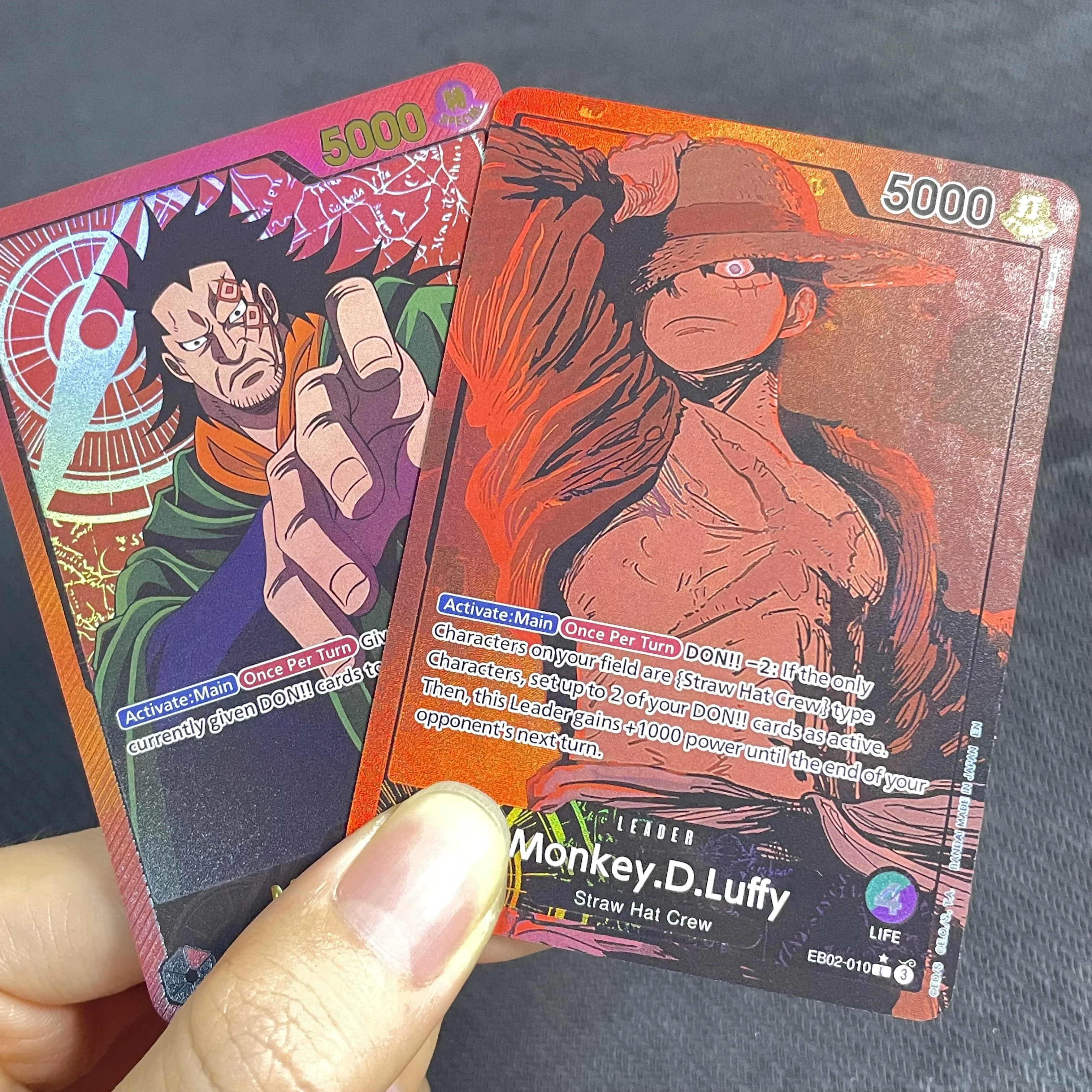 English Version ONE PIECE Leader Cards 2025 EB02-Extra Booster