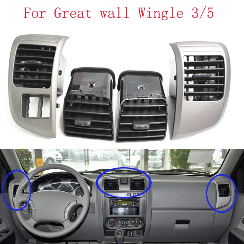 

Air Vent Outlet For Great wall Wingle 3/5 Plate Frame Panel For Isuzu D-Max MU-X For Chevrolet For GMC Air Conditioner Dashboard