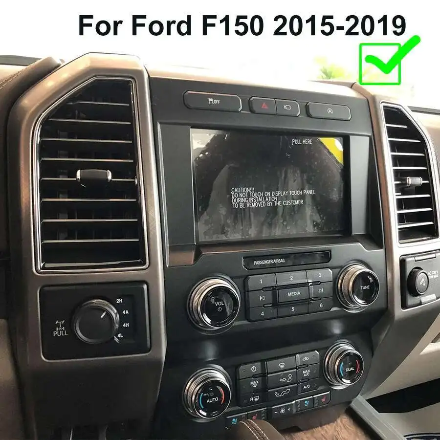 12.1“ Touch Screen Car Radio For Ford Raptor F150 F250 F350 F450 F650 2015 - 2019 Android 13 Player GPS Autoradio WIFI Carplay