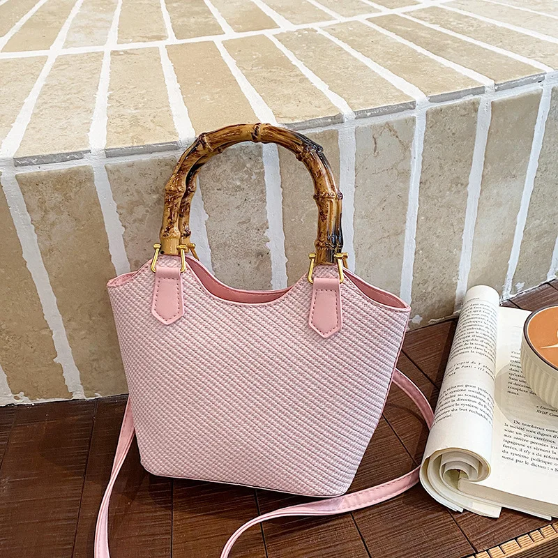 

2026 Summer Fashion Large Capacity Bucket Bag Women Casual Tote Bag Office Commute Handbag