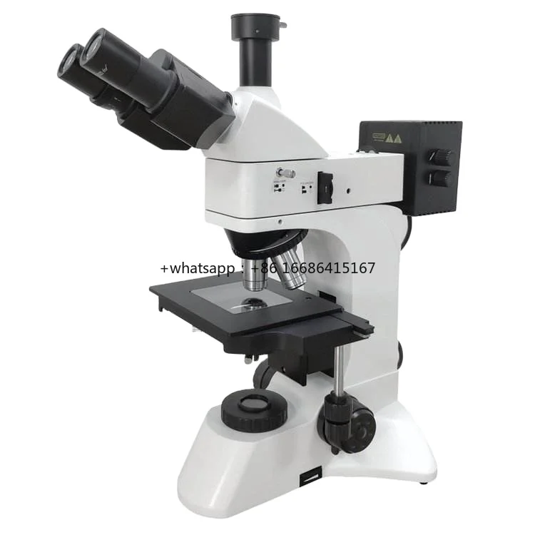 Laboratory Transmit Light Metallurgical Microscope With Brightfield And Darkfield