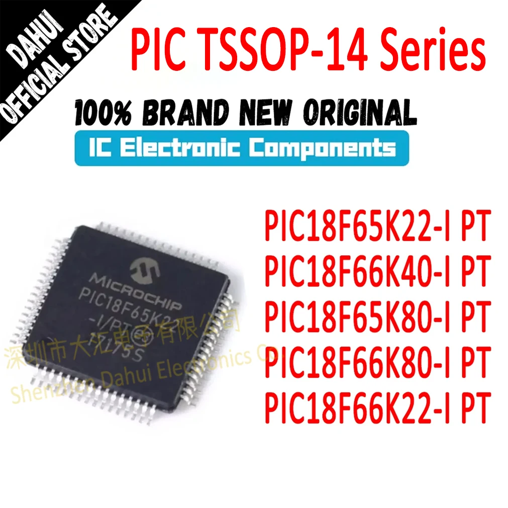 

PIC18F65K22-I/PT PIC18F65K80-I PIC18F66K22-I PIC18F66K40-I PIC18F66K80-I PIC IC MCU Chip TQFP-64 Quality Brand New