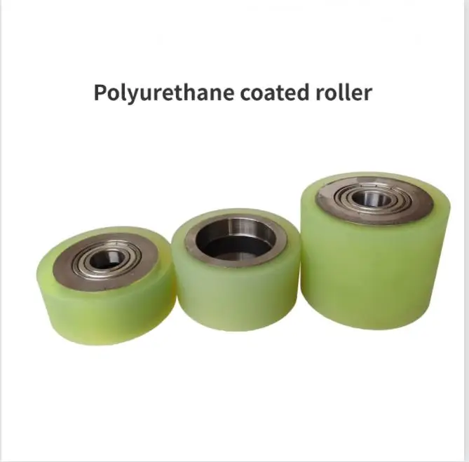 Ribbon Machine Accessories Rubber Wheel Diameter 80 Series Polyurethane Coated Rubber Wheel