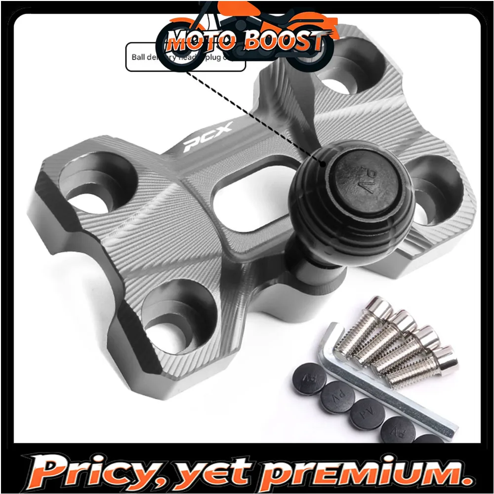 【Premium quality】For Honda PCX125 PCX150 PCX160 Motorcycle Handlebar Code Faucet Handlebar Block Cover Ball Head