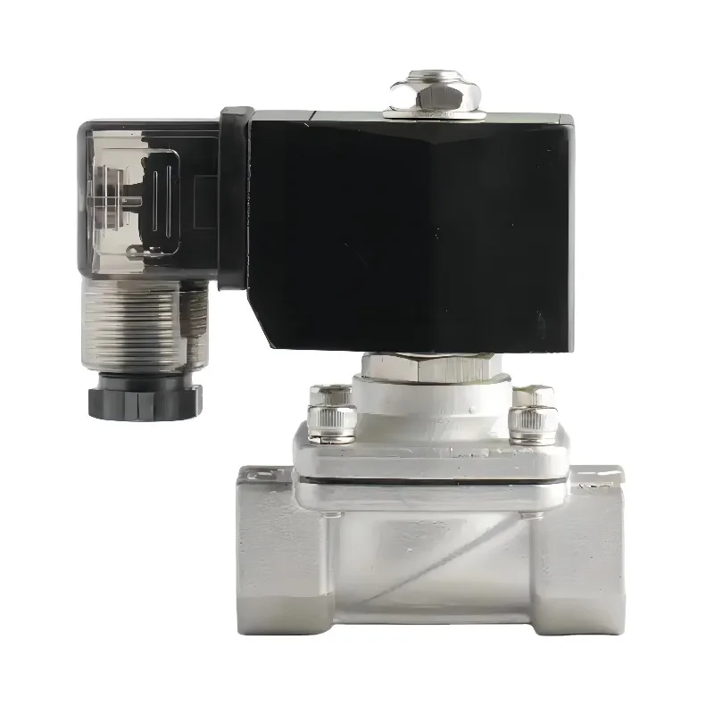 3flTwo-Way Stainless Steel Waterproof Solenoid Valve Normal Closure Diaphragm Structure for Water Shut-Off OEM Customization