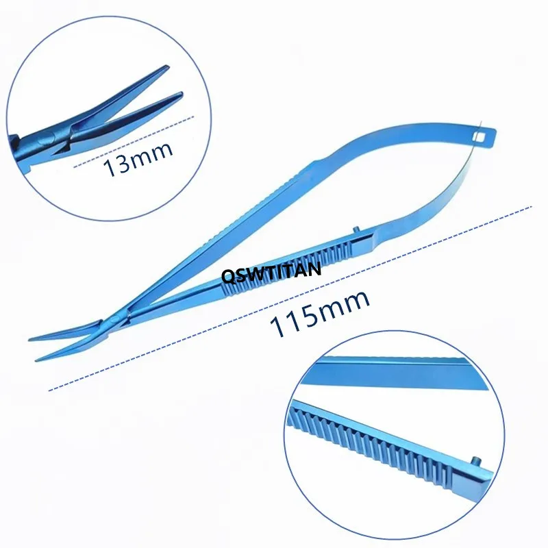 Ophthalmic Beapulre Cilia Forsep Titanium Tweezers Ophthalmic Surgery Instrument