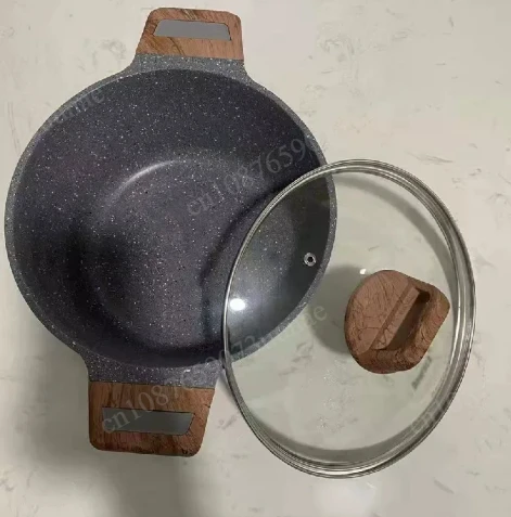 

Small aluminum pot, aluminum alloy soup pot, small, thickened gas saucepan, pilaf pot outdoor