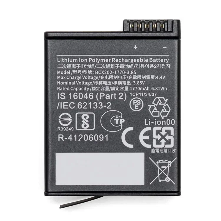 Replacement For DJI Osmo 360 Action 4 3 Battery BCX202 Osmo Action4 Action3 Action 5 Pro Batteries Cold resistant 1770mAh