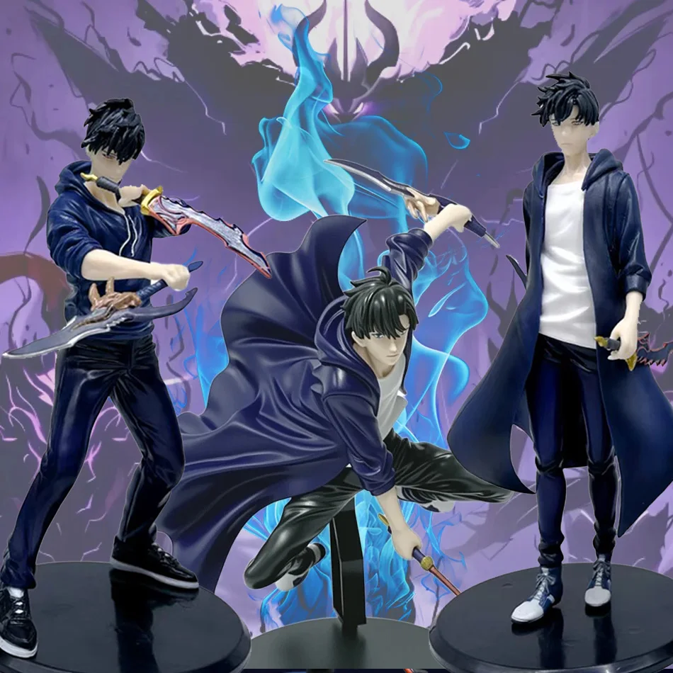 Solo nivelación Sung Jinwoo figura de Anime Ore bolalo nivel arriba na Ken Shun Mizushino figura de acción muñeca coleccionable en miniatura Juguetes