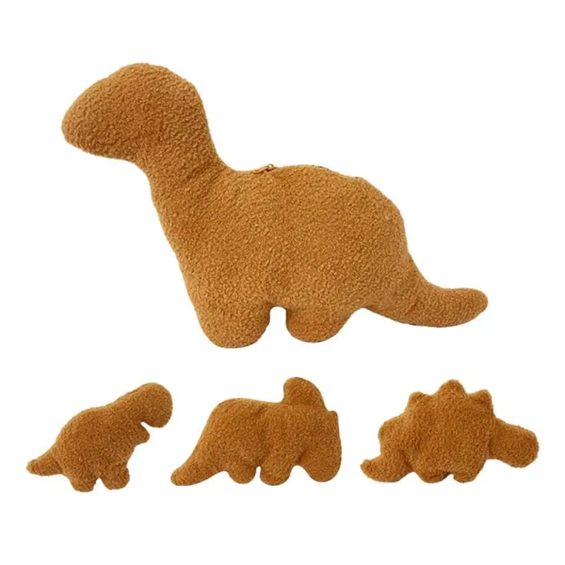 Dino Pillow 4PCS Stuffed Animal Toy Plush Stuffed Animal Play Toys Dino Plush Toy For Dinosaur Theme Party Decoration Christmas