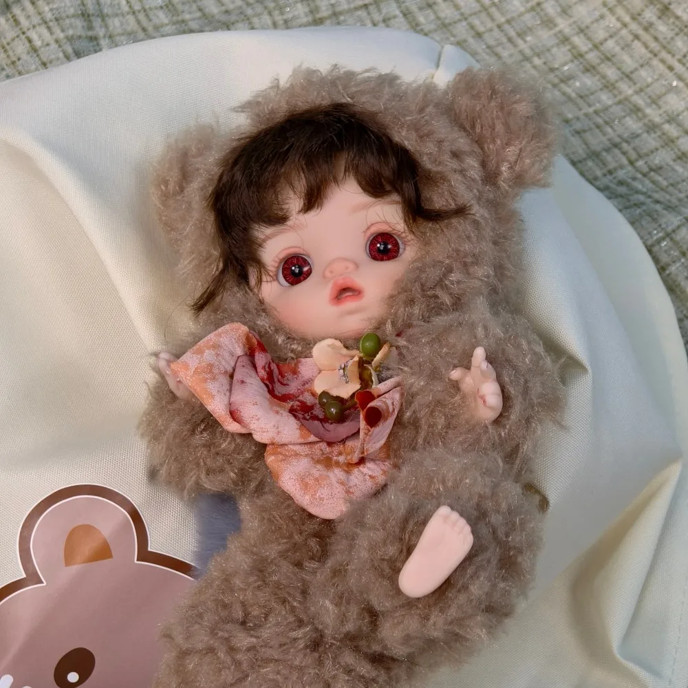 10インチ クローバレイ リアルなビニール製ドール リボーンドール ブラウンベアドール オリジナル 高彩度 手作り 本物そっくり 3Dスキン キッズトイ