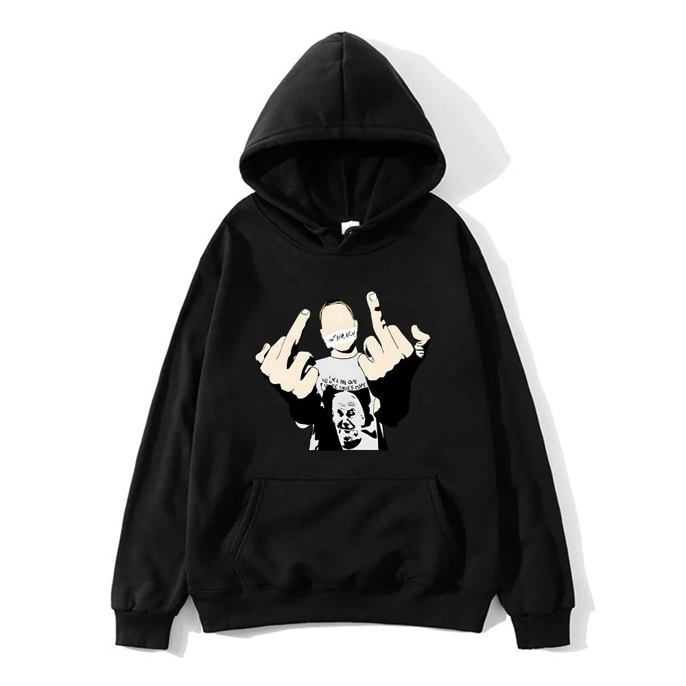 Eminem Hoodie for Winter Fashion Grunge Sweatshirt Funko Pop Long Sleeve Hooded with Pocket Clothing Ropa Hombre Fleece Hoody