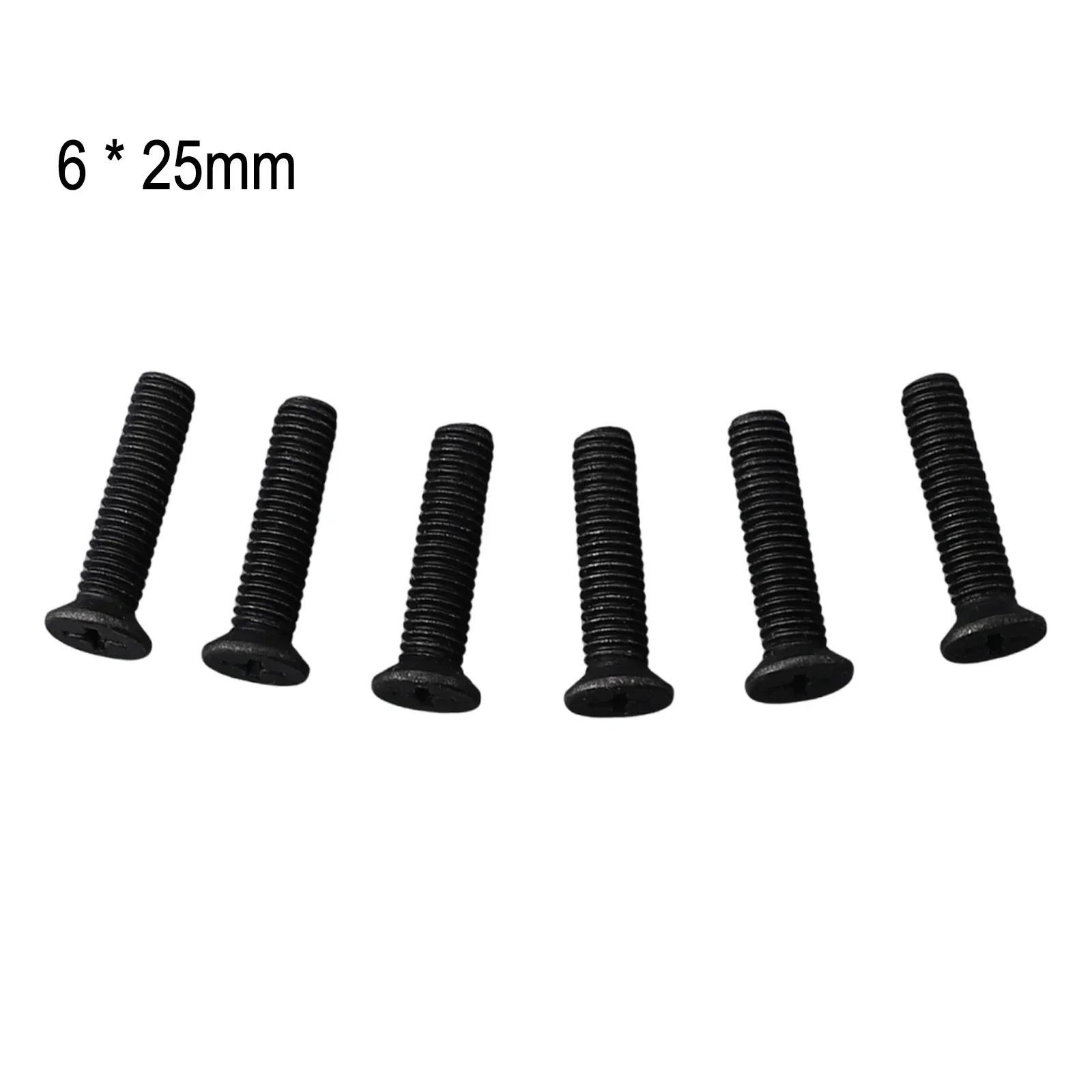 Drill Chuck Fixing Screw 6pcs Adapter Anti-thread Bits Black For UNF M5/M6*25mm Power Tools Thread 1/2inch 3/8inch