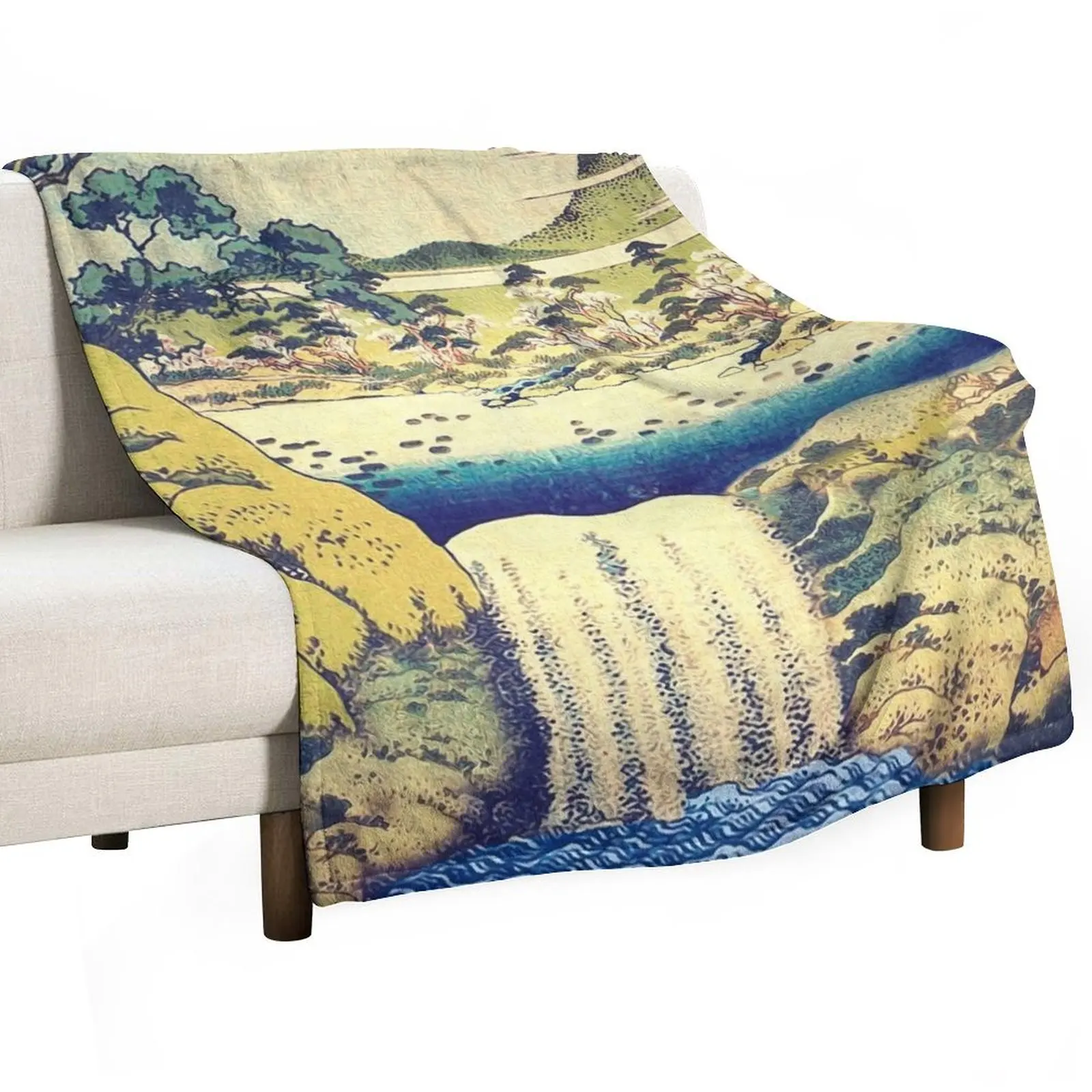 To Pale the Rains in August - Nature Landscape Throw Blanket heavy to sleep Quilt Cute Blankets