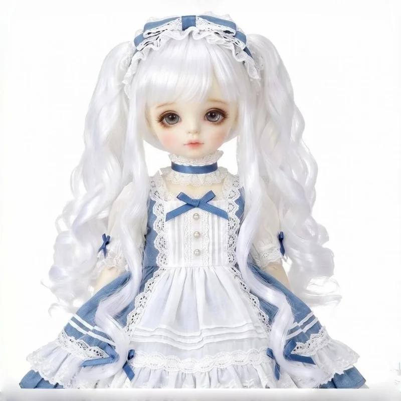 JD438 1/3 BJD Fashion Curly Doll Wig Soft Synthetic Mohair 8-9 Inch Size for SD Dolls Mohair Wig Doll Accessories