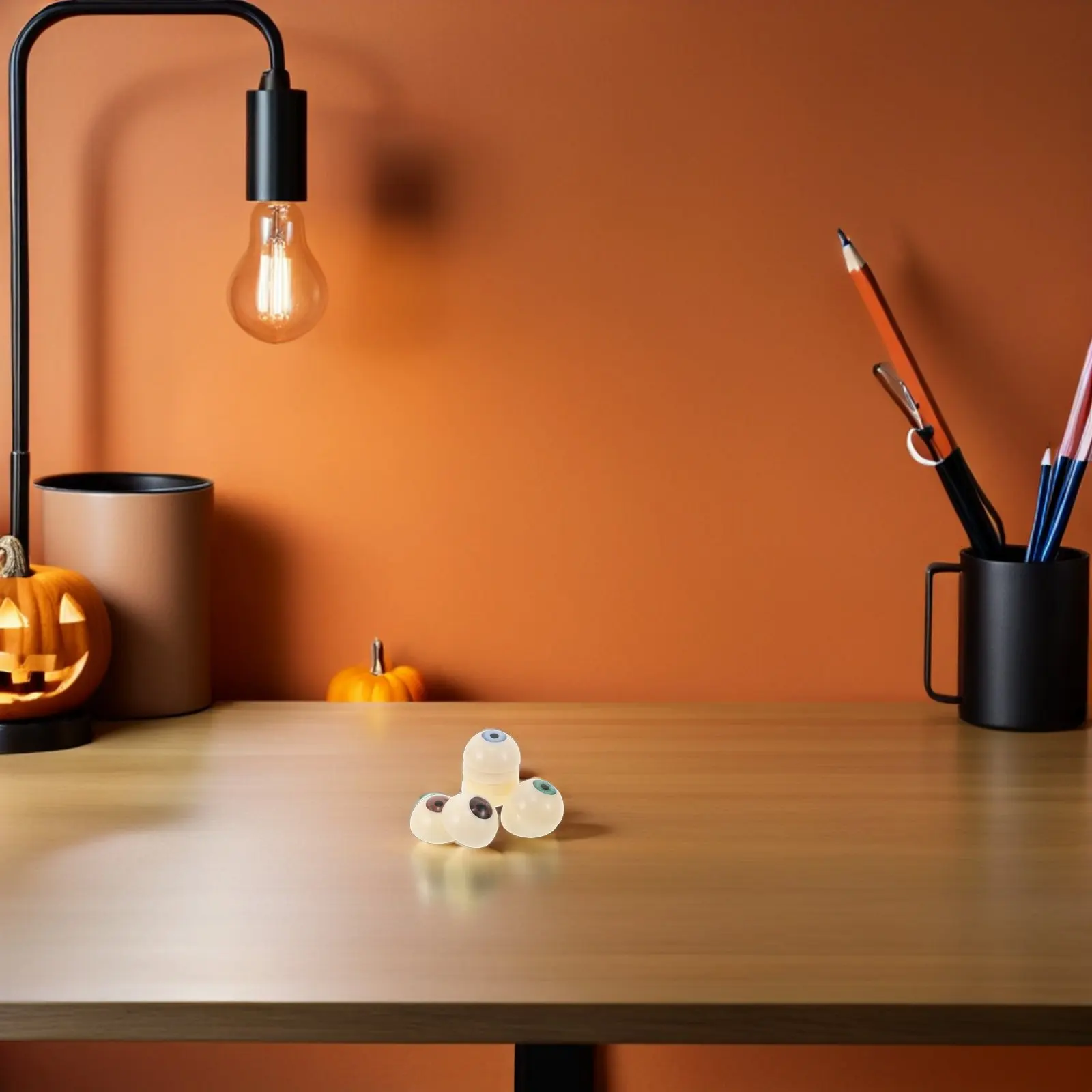 

Набор из 8 акриловых глаз для декора на Хэллоуин: реалистичные полукруглые искусственные глаза для поделок, мягких игрушек и реквизита для фильмов ужасов