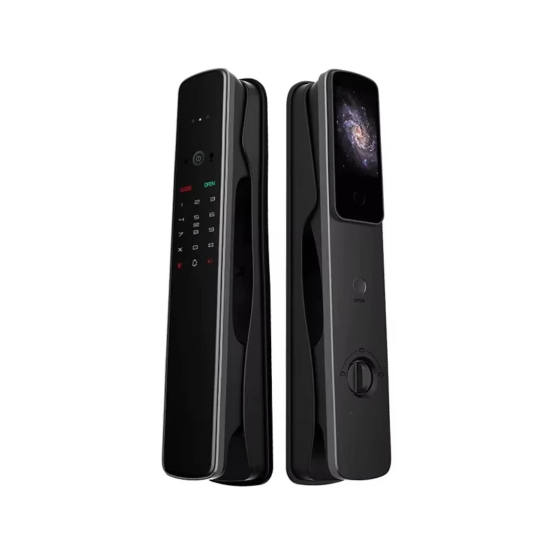 

EL800VF Smart Home Door Lock Aluminum Alloy WiFi Connectivity Visual Cat Eye Face Recognition Fingerprint Password Key