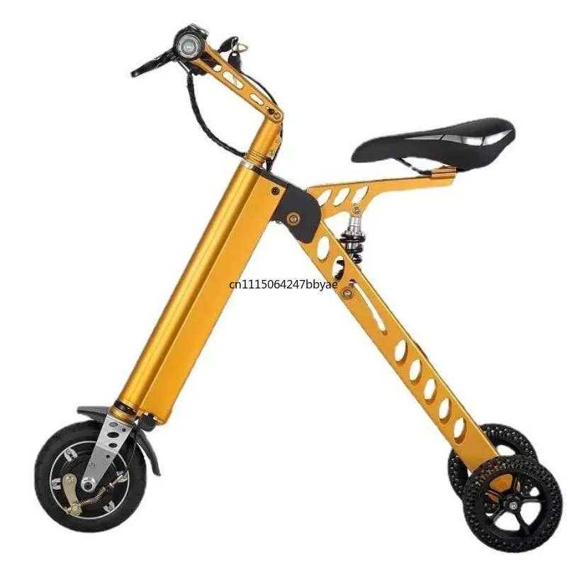 For Portable Folding 3‑Wheel Electric Tricycle Lightweight Adult Mobility Scooter For Daily Commute Travel Use