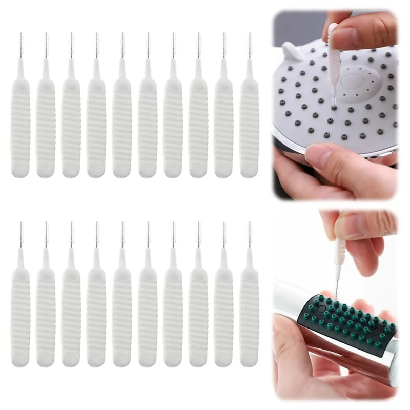 

VELIF-100Pcs Очистка душа Артефакт Насадка для чистки и выемки иглы Щетка для чистки насадки для душа