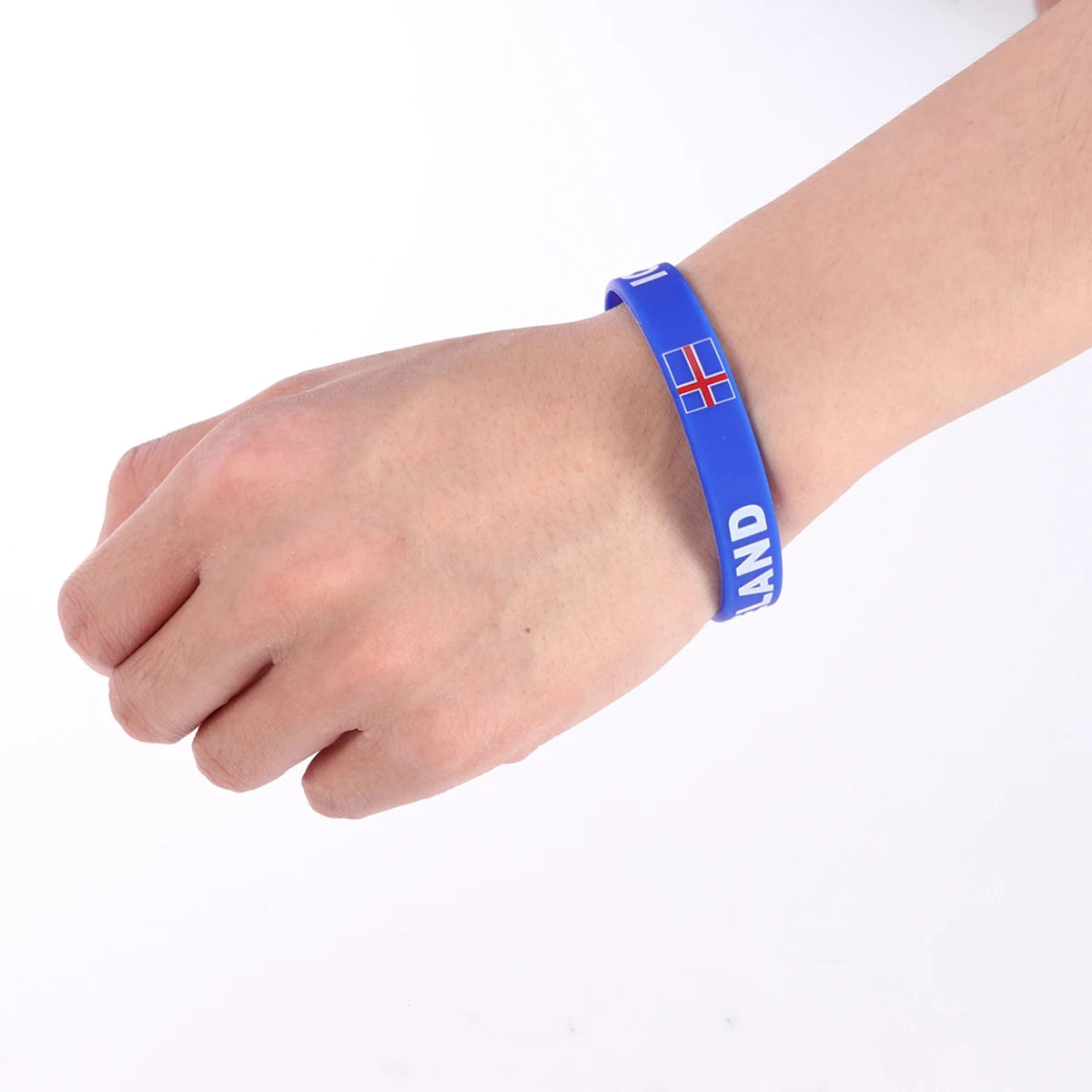 

6 Pcs Silicone Bracelet Elastic Athletic Wrist Bands Sports Wristbands Country Bulk
