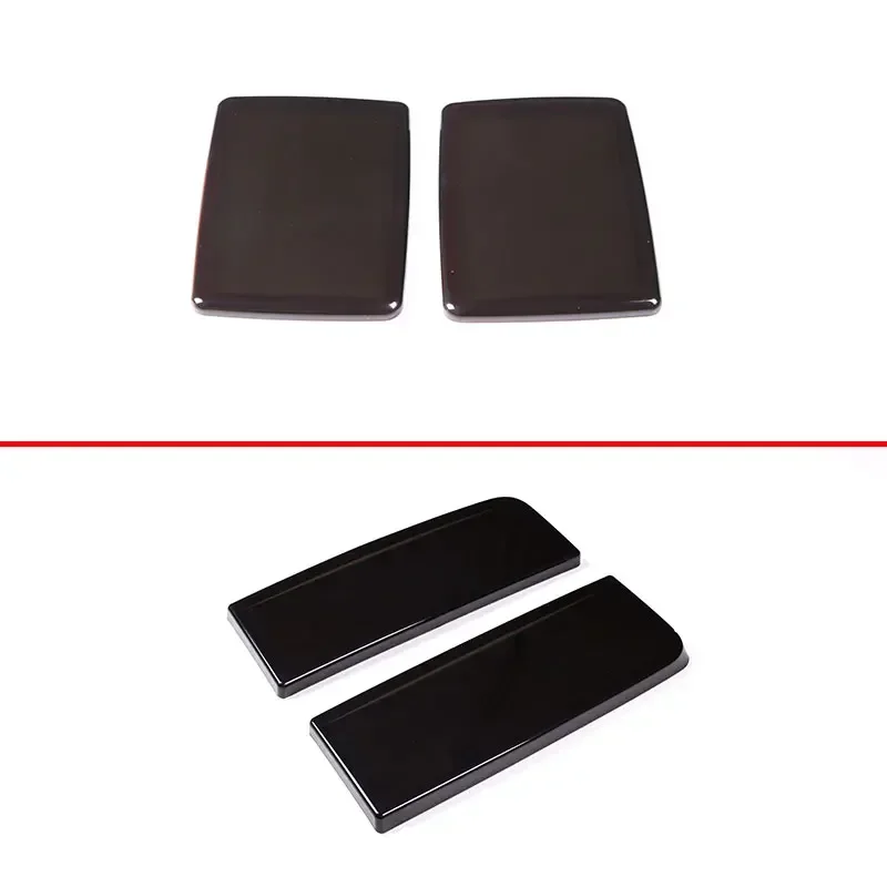 

For Hummer H2 2003-2009 Car Styling ABS Blackened Car Front Turn Signal Light Cover Protect Lampshade Sticker Car Accessories