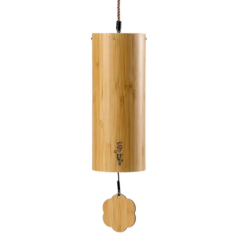 Wind Chimes Bamboo Chord Handmade Musical Windchime Outdoor Garden Patio Home Decor Meditation Bell Yoga Sound Healing Gifts