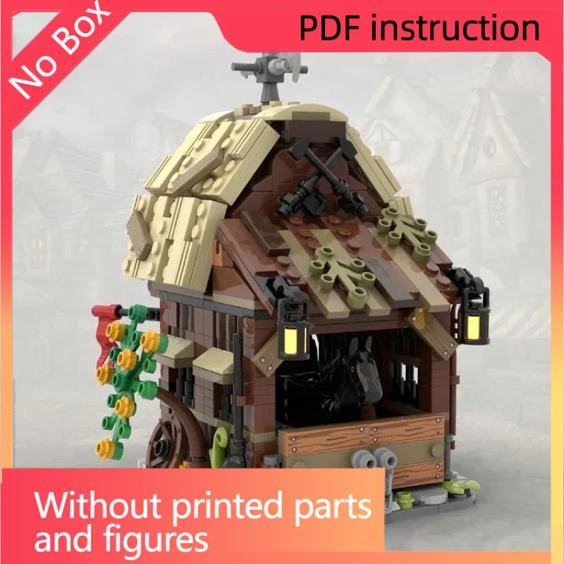 

Christmasmedieval barn horse stable bricks modular medieval barn horse stable blocks castle street view gift bricks town moc blo