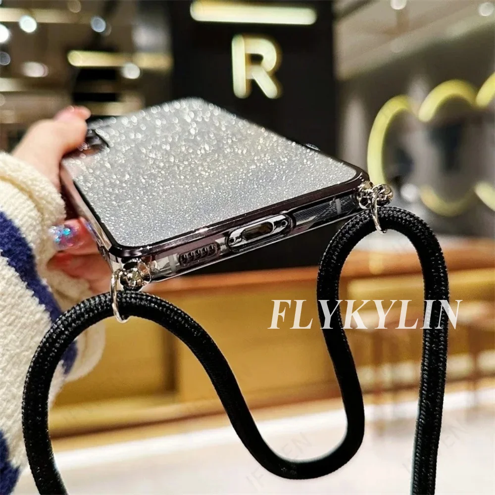 Hängendes Seil blinkende Handyhülle für Xiaomi Redmi 14C 13X 13C 12C 10C 10A 9C 9A A5 A3 A1 Plus stoßfeste Schutzhülle