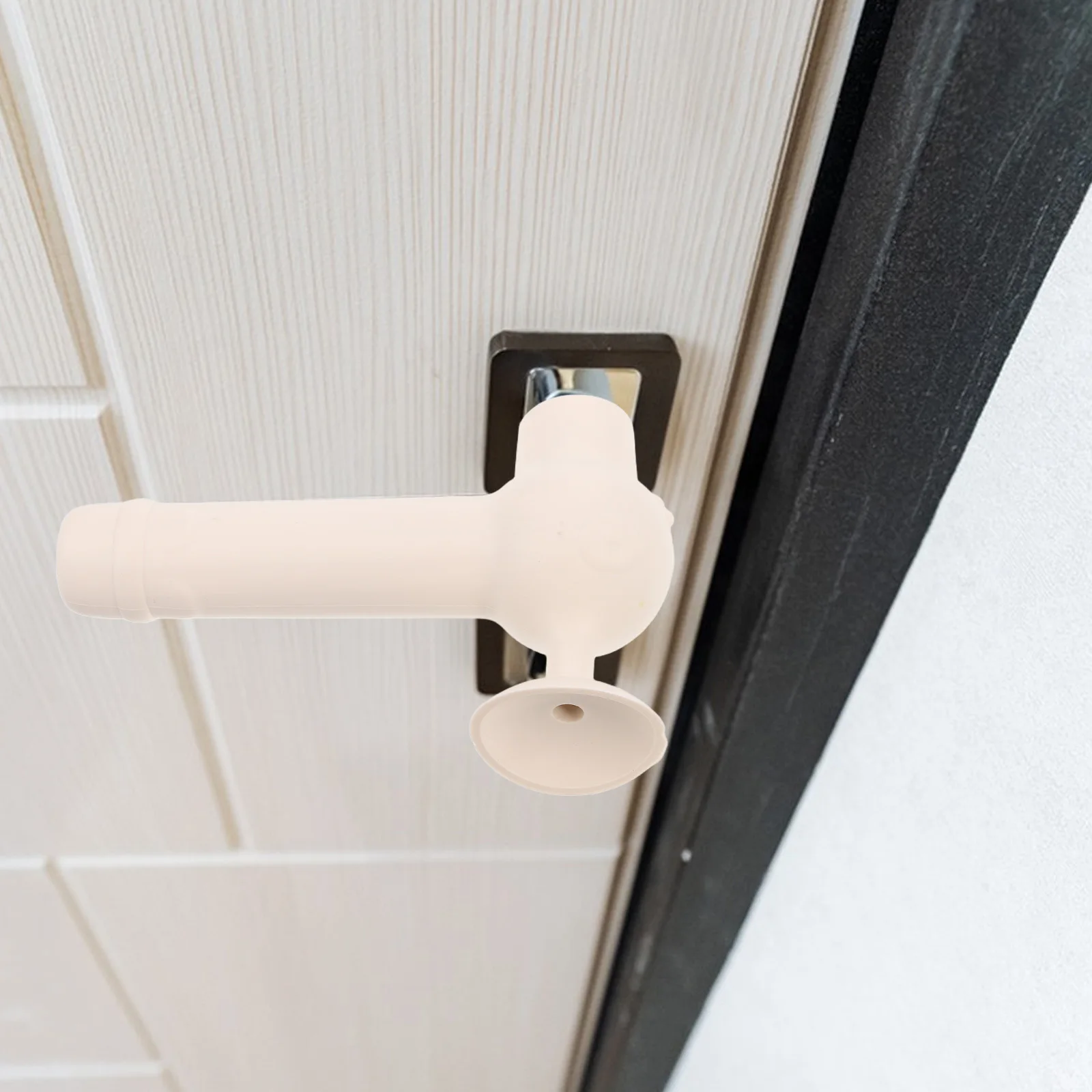 

Soft Door Handle Covers Silicone Protective Sleeve Anti-Collision Handle Safety Cover Decorative Door Knob Protector Durable