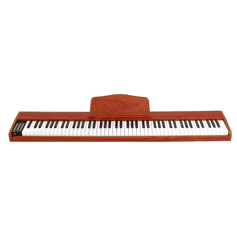 

Entry-Level Digital Electric Piano 2CM White Key Width Beginner Portable Home Wooden Smart Electronic Piano 88 Keys USB-C 3