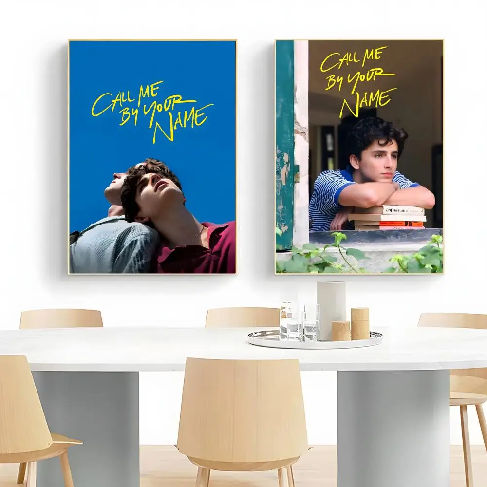 1 قطعة C-Call M-Me باسمك المثليين الحب الفيلم المشارك جدار الفن طباعة ملصق ديكور جدارية ديكور المنزل هدية غير المؤطرة #2