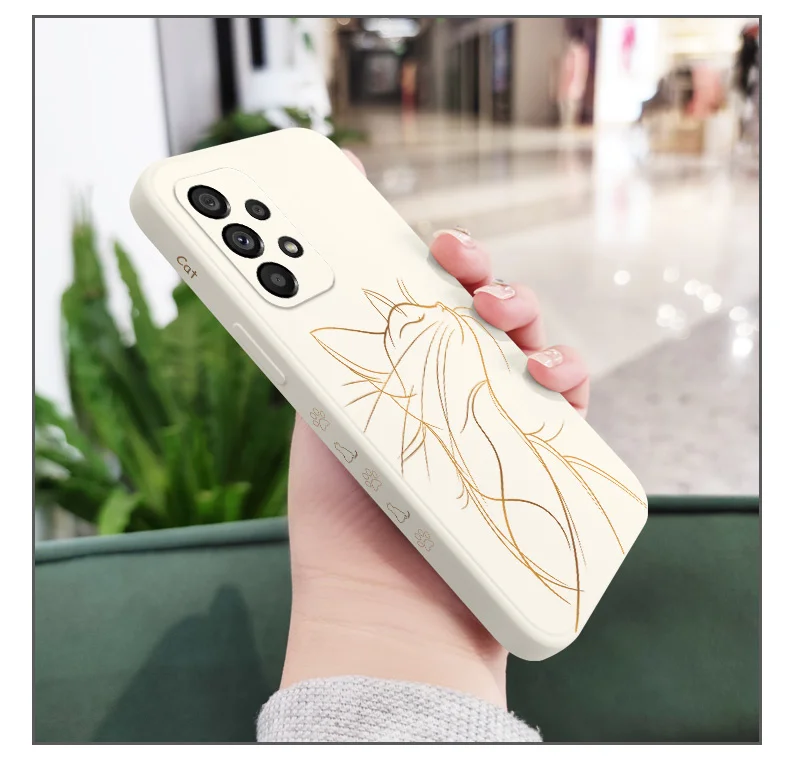 Stolze Katze Fall für Samsung Galaxy A56 A36 A26 A17 A16 A07 A06 A73 A53 A33 A23 A13 A72 A52 A32 A22 A12 A71 A51 A31 A21S 5G Abdeckung – Detail 9