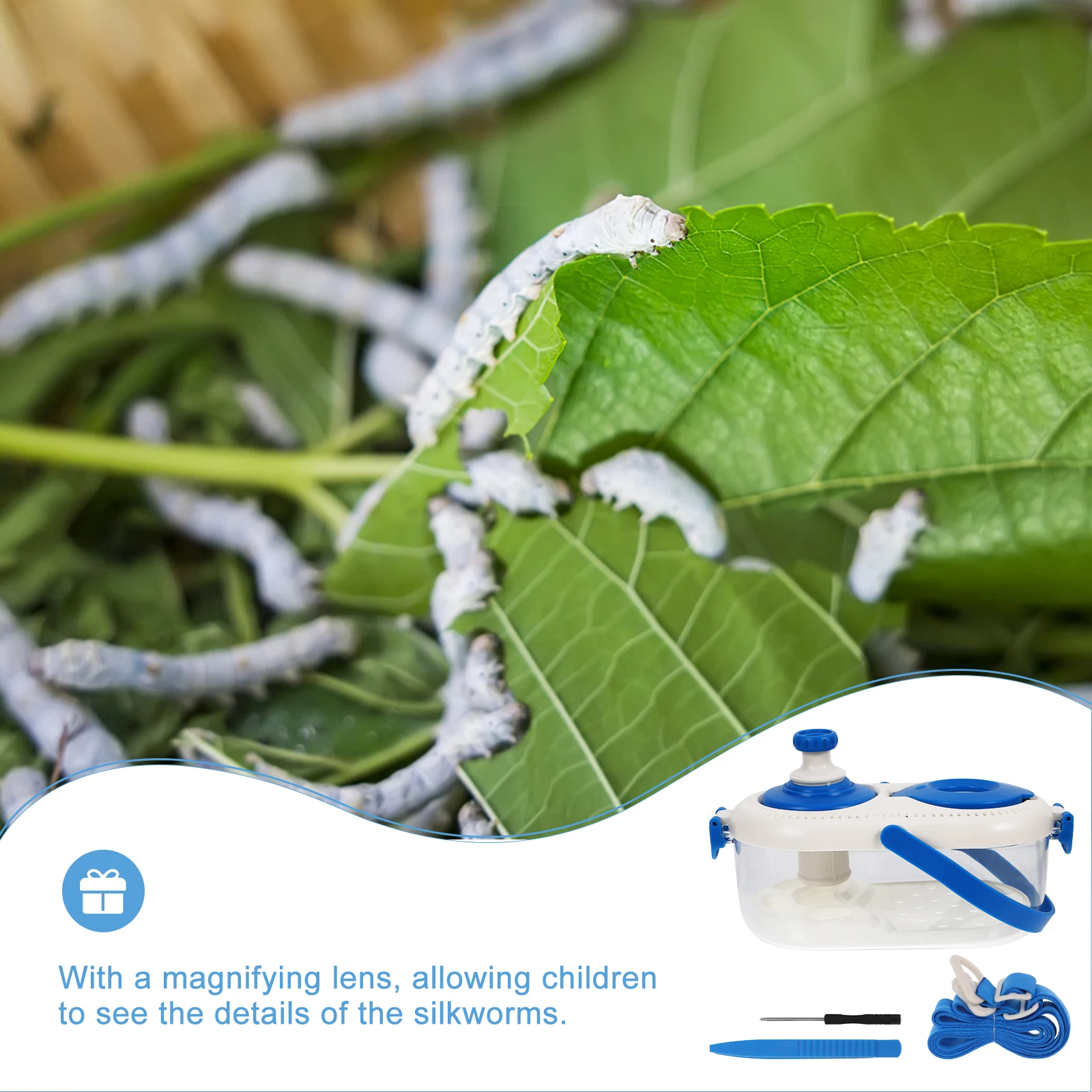 

1 set 1 Set Observation Viewer Kit With Led Light For Kids Insect Observation Kit Outdoor Adventure Breeding Container
