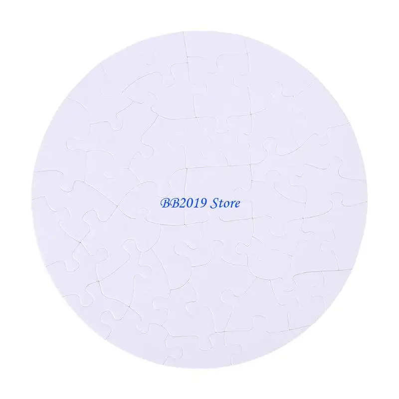 

Q0KB 1SET/5SHEEL DIY DIY Blank Buzzles Cjigsaw Set Heat Transfer Puzzle Hous