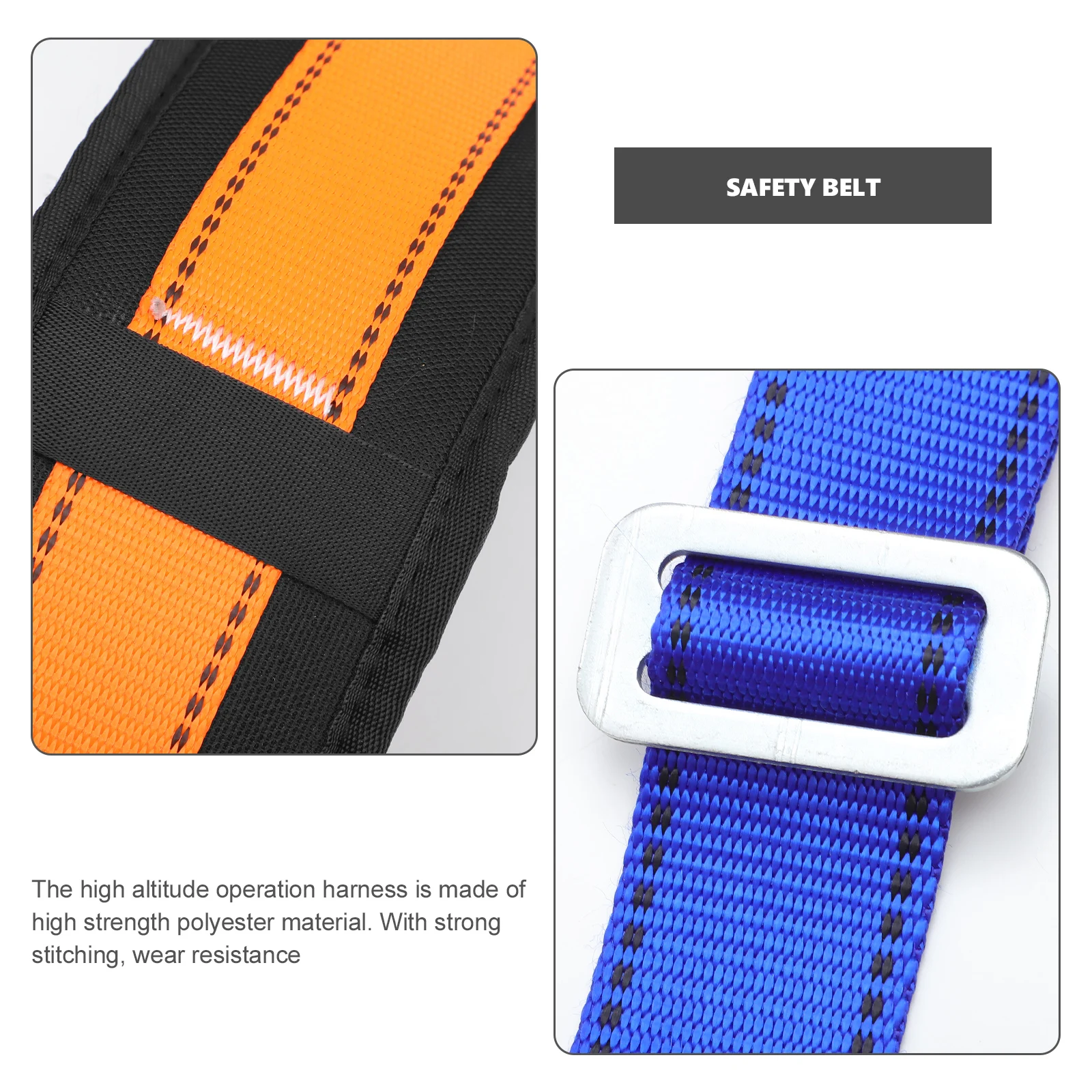 

Safety Belt Harness Climbing Anti Falling Electrician Work Durable Polyester Load Bearing Outdoor Sports Labor Protection
