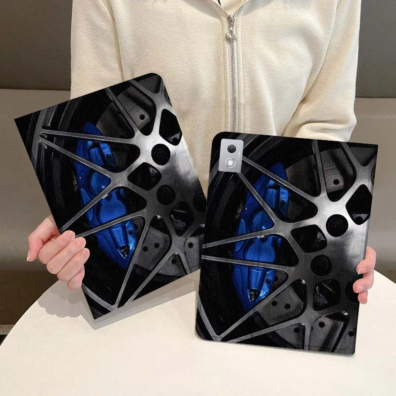 

Чехол для планшета Car Wheel Brake Blue для Oppo Pad X SE 4 3 11 13.2 11.61 11.4 10.36 Pro 2 Air2 2025, складной, подарочный