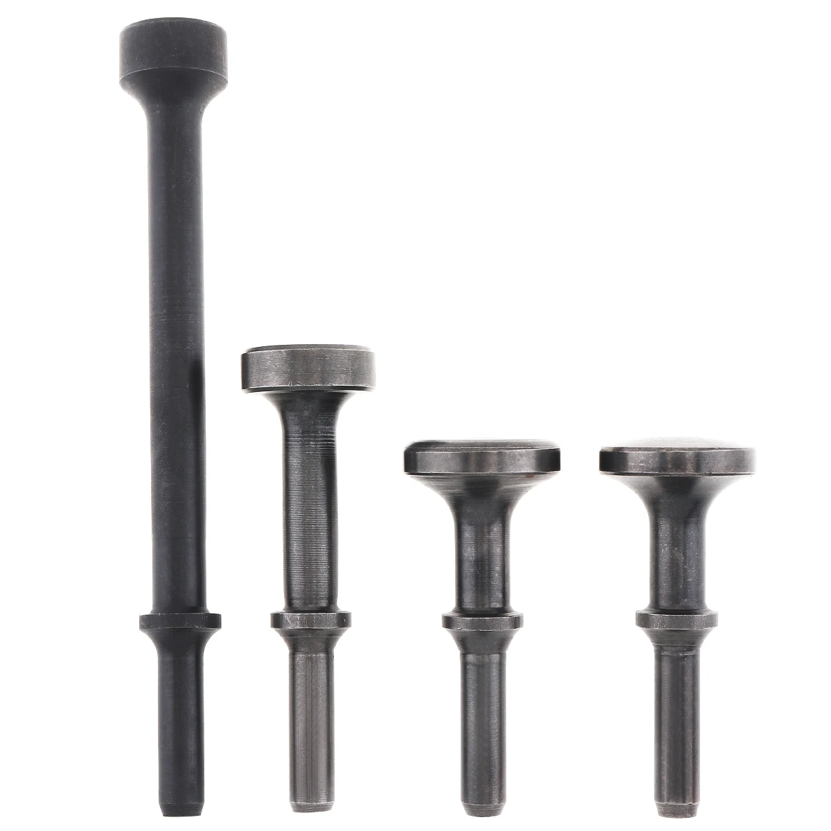 4pcs/lot Air Hammer Head Air Chisel Hard Steel Solid Impact Hammer Head Support Pneumatic Tool for Knocking / Rusting Removal