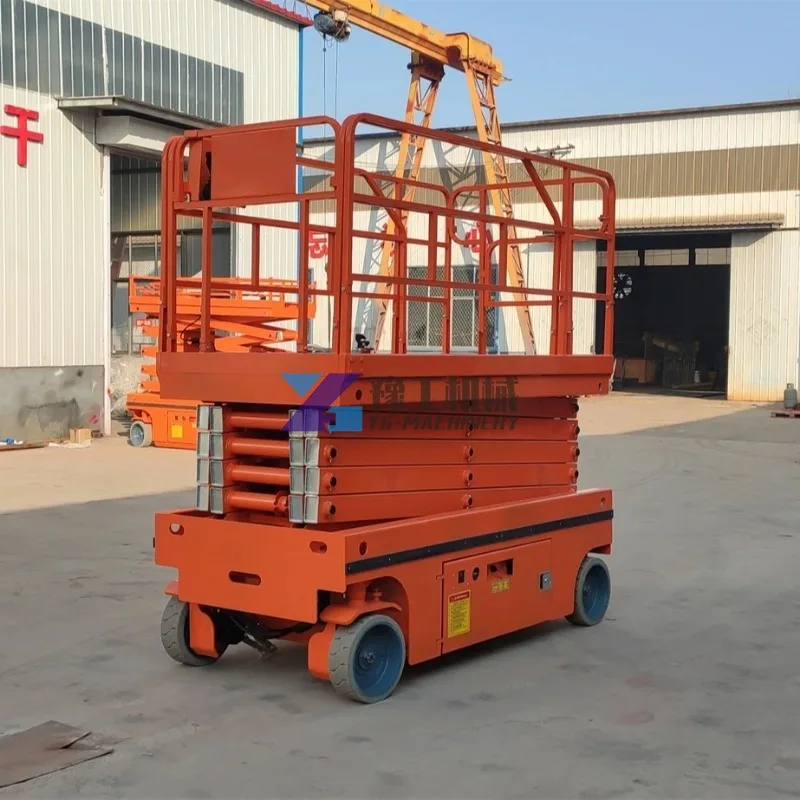 320kg Capacity Lift Vertical Aerial Work Platform Outdoor Rough Terrain Lifting Platform