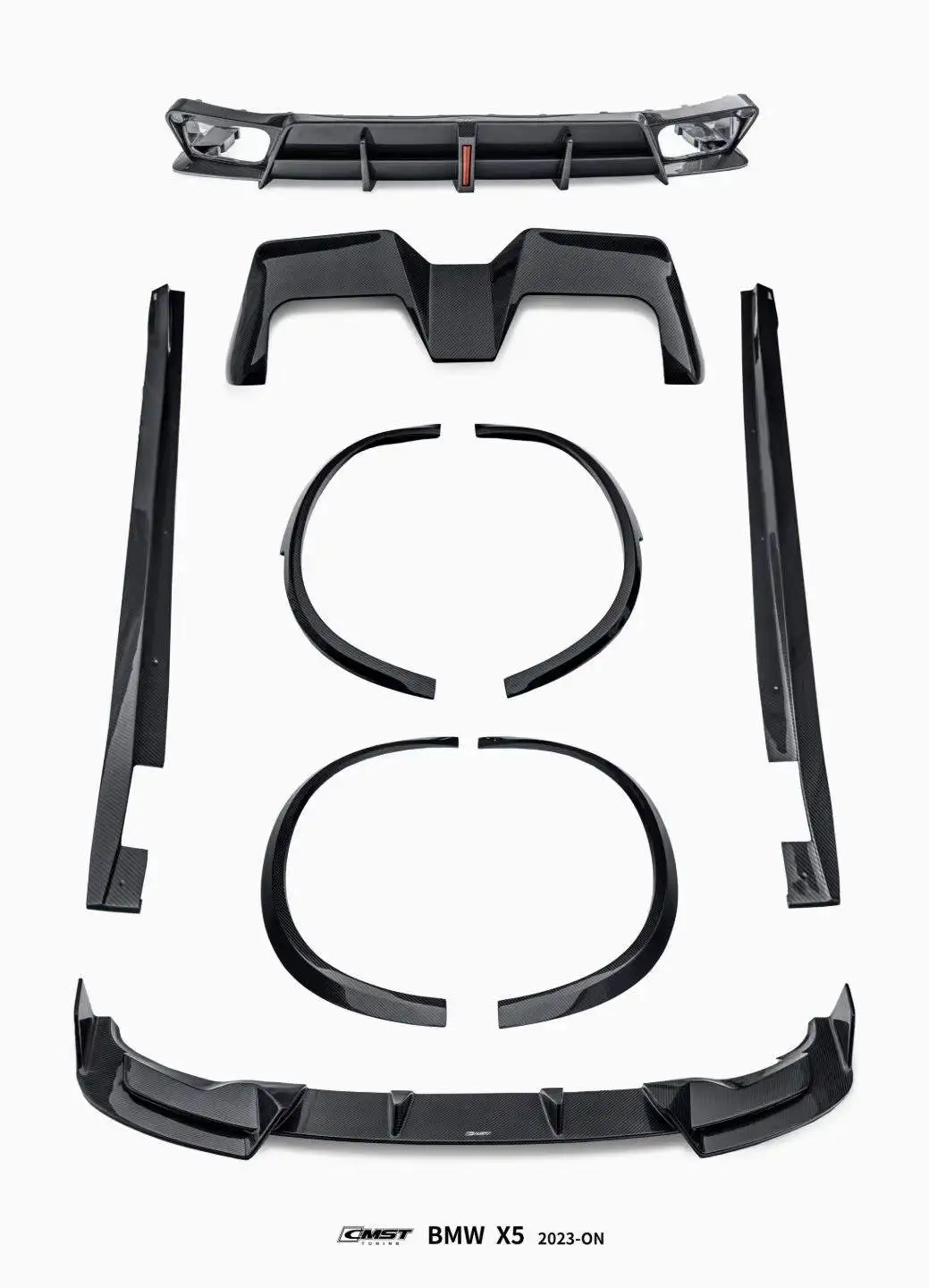 Runde Perfectly Adapts forBMW X5/X5L Upgraded and Modified CMST Style High-quality Carbon Fiber Body Kit Factory Direct Sales