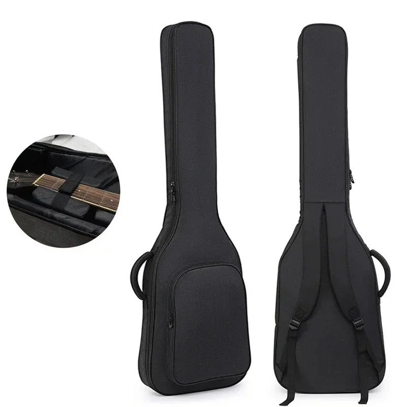 

15mm Thicken Cotton Pad Guitar/BASS Bag Rip-stop Backpack Shoulder Bag Cover Carrying Case Neck Cushion Design Better Protection