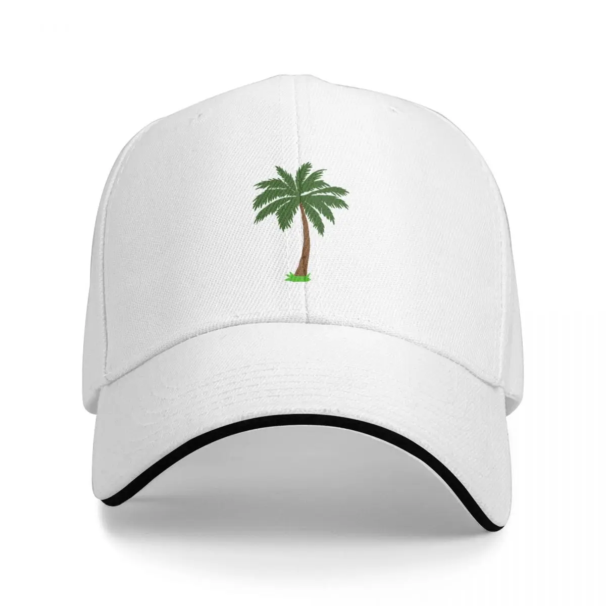 Summer palm tree Baseball Cap Snap Back Hat Streetwear Male Women's