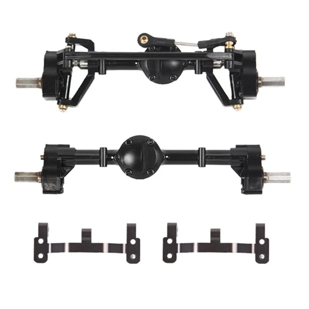 

Front and Rear Portal Axle with Metal Link Rod Mount Base for MN D90 MN-90 MN98 MN99S MN45 1/12 RC Car Upgrade Parts