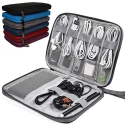 Cable Storage Bag Electronic Accessory Holder Portable Usb Data Cables Charger Plug Watch Strap Travel Waterproof Organizer Case