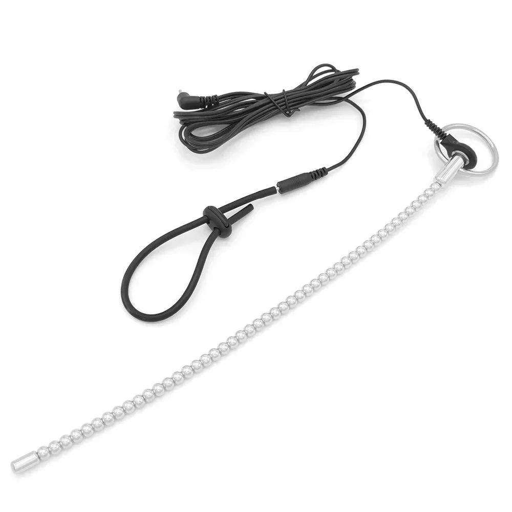 

Electric Stimulation Urethral Chastity Catheter Sound Dilator Electro Shock Penis Inserter Cock Male Masturbation Sex Toys