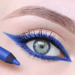 Matte Blue Eyeliner Pencil Waterproof Lasting Colourful Pigment Black White Yellow Eye Liner Pen Not Bloom Eyes Makeup Cosmetics