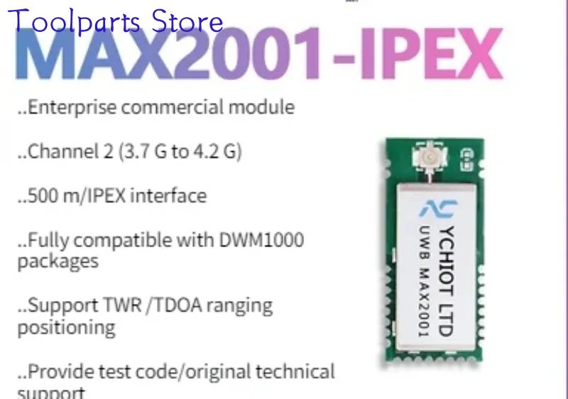 UWB Indoor Posicionamento Módulo Remoto, Alta potência UWB Max2001 Módulo, Compatível com DWM1000